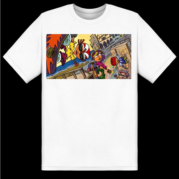 Tops - Rocket Power graphic tee. 🚀🌊